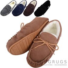 SNUGRUGS Mens Genuine Suede