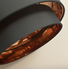 Next Grey & Gold Rico 2 Tier Easy Fit Light Shade/Pendant/Drum