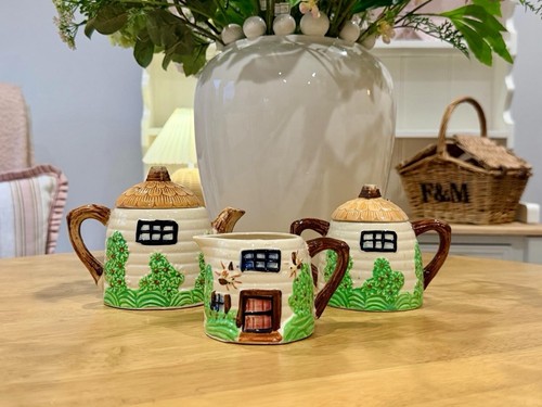 Vintage cottage ware tea set - ware,