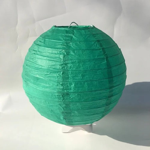 30cm white paper lampshade - white,