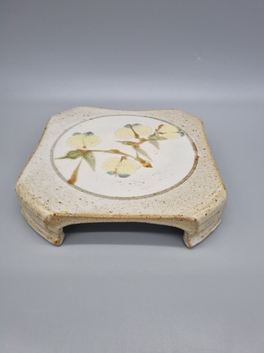Studio pottery footed - a,