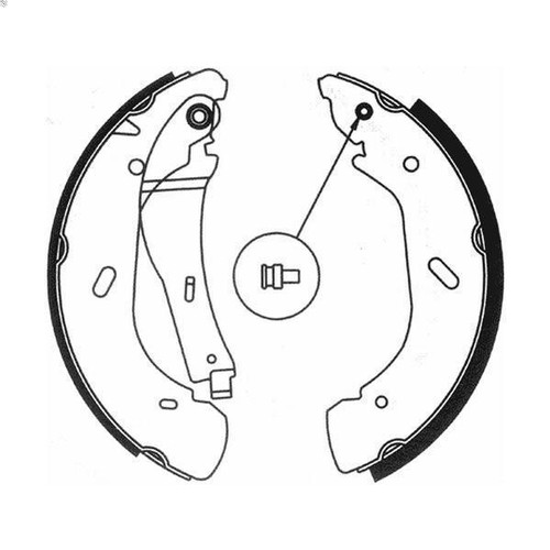 Brake shoe set abe - shoe, c0g043abe