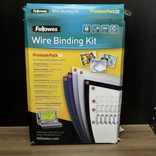 Fellowes Wire Binding Kit Premium Pack – 14/20 Wires – Covers Included – Boxed