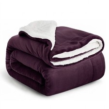 Sherpa Flannel Fleece Blanket