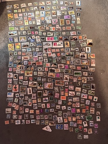 Vintage stamps over 200 old - 200,