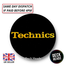 Technics slipmat black with - black,