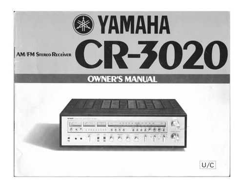 Yamaha 3020 receiver - cr-3020, owners