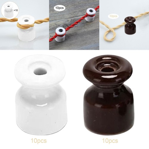 10pcs porcelain insulators - 10pcs,