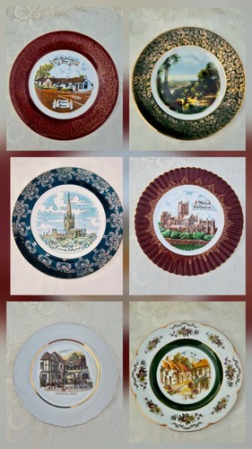 Vintage antique plates 1 - vintage,