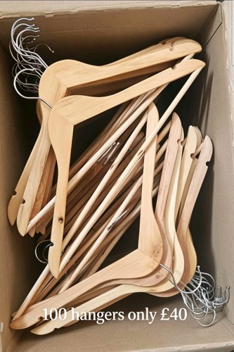 100 natural wooden coat - x,