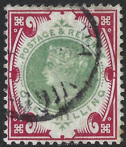 Great britain 1887 1s - great,
