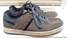 Mens AIRWALK KRUSH Slate Grey Brushed Leather Suede Skate Trainers : UK Size 11