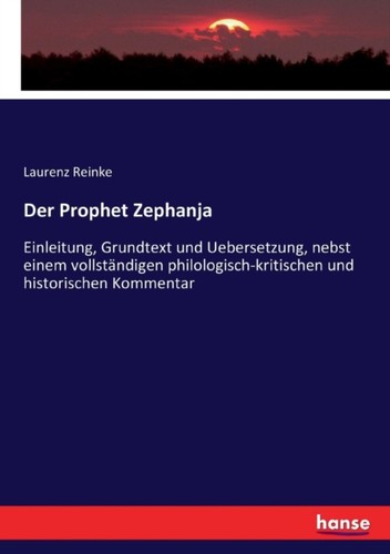 Reinke der prophet zephanja - reinke,