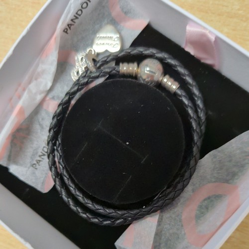 Pandora black leather - pandora,
