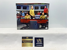 William Shatner Leonard Nimoy Autographed Star Trek 8x10  Capt Kirk & Spock COA