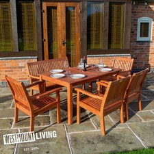 Wooden Hardwood Garden Dining