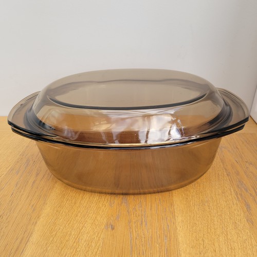 Vintage arcopal smoked glass - smoked,
