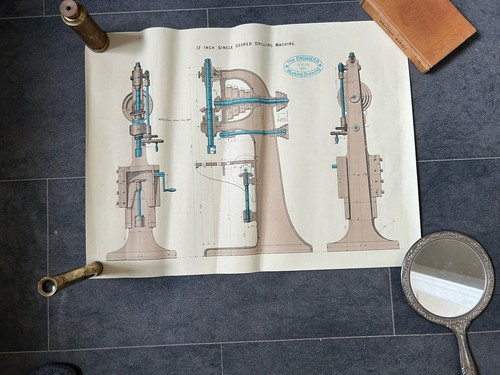 The engineer working drawing - the,