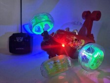 Hello Kitty Pink Remote Control Car Music & Light Stunt Car NEW BOXED