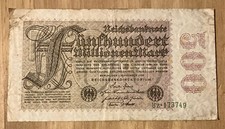 German Banknote. 500 Million Mark. Dated 1923. Reichsbanknote. 
