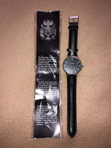 Eiger mens black watch - black,
