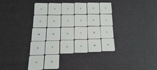 5mm / 0.196in Extra Small Comic Alphabet Stencils Lettering Set Script Craft DIY