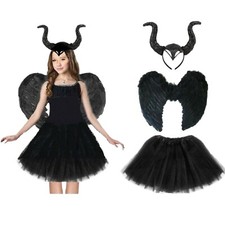 DARK DEVIL BLACK FAIRY COSTUME