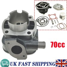 70cc Big Bore Cylinder Kit + Head For Yamaha Aerox Mbk Nitro Malaguti F12 F15 UK