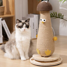 Pet Cat Scratching Post Climbing Tree Scratcher Tower Kitten Activity Centre UK