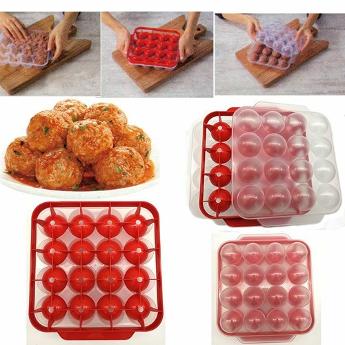 Plastic meatball mold - meatball,