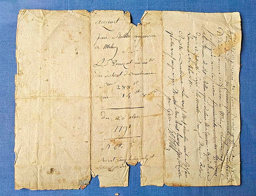 Antique 1791 french - antique, (french