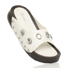 WOMENS LADIES FLAT LOW HEEL