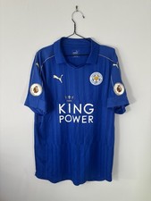 Original Leicester City Home Football Shirt 2016/17 Men’s Large
