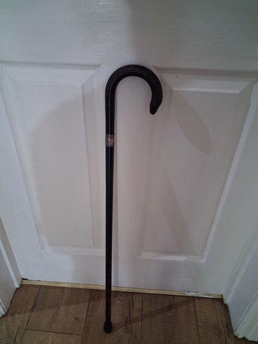 Dark cane walking stick - cane, with