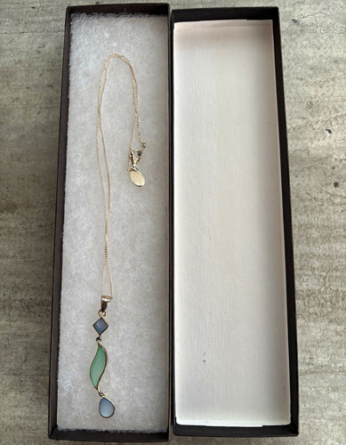 White metal chain - metal,