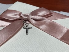 Rare Genuine Pandora Letter T Alphabet CZ Pave Pendant Dangle Charm S925 ALE