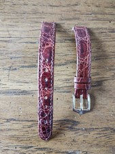 Hirsch Genuine Croco Watch Strap,12mm,Brown,Lightly Used