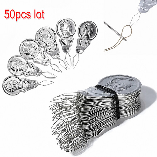 50pcs bow needle threader - 50pcs,