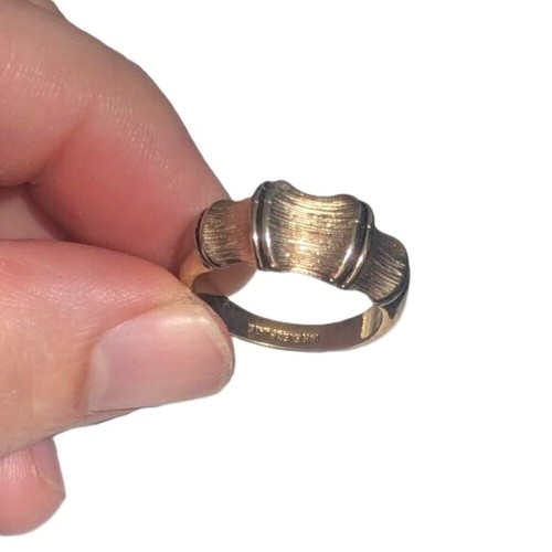 Chunky ring 18k - ring, plated