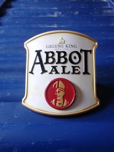 Abbot ale metal pump clip - ale,