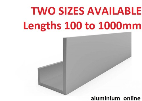 Aluminium channel unequal u - unequal,