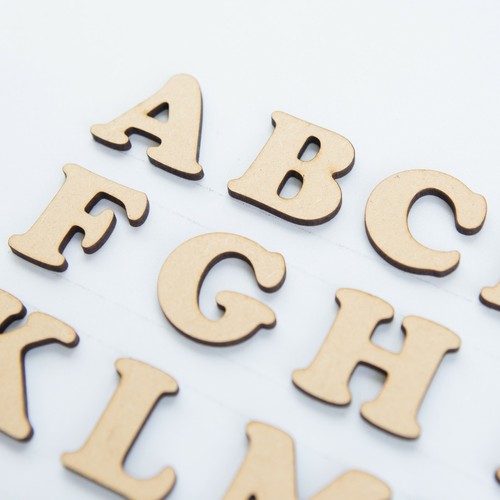 Any letters words mdf - letters,