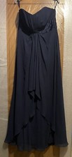 Beautiful Navy Blue Coast Long Evening Dress BNWT RRP £160