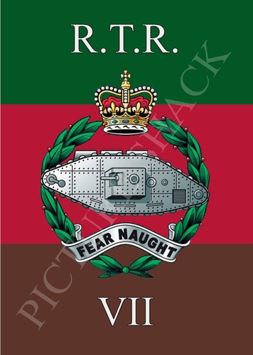 7th royal tank regiment cap - royal,
