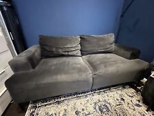 Made.com 2 seater sofa dark