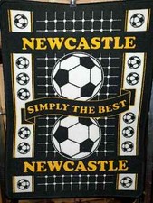 Newcastle Football Club Heavyweight Sports Rug Doormat Size 84 x 65cm Gift Him