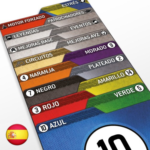 Spanish racer divider - set,