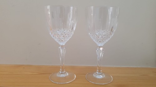 Pair vintage crystal - of,