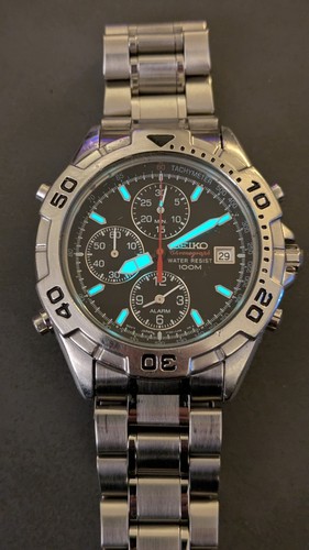 Seiko 7t32 quartz chronograph - 7t32,