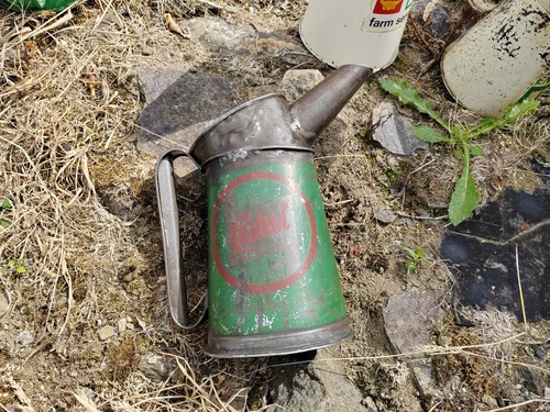 Vintage oil jug - vintage, pourer